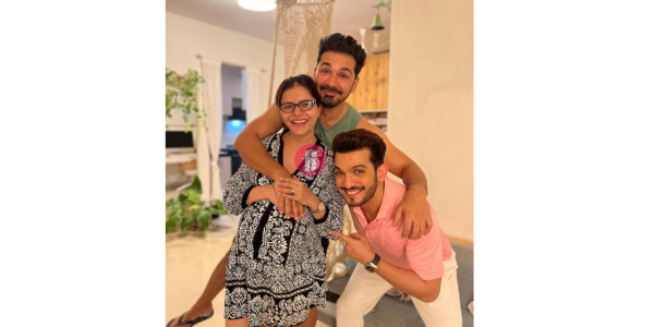 Arjun Bijlani reunites with old friends and parents-to-be Rubina Dilaik and Abhinav Shukla; says, “can’t wait to see your little Angel”
